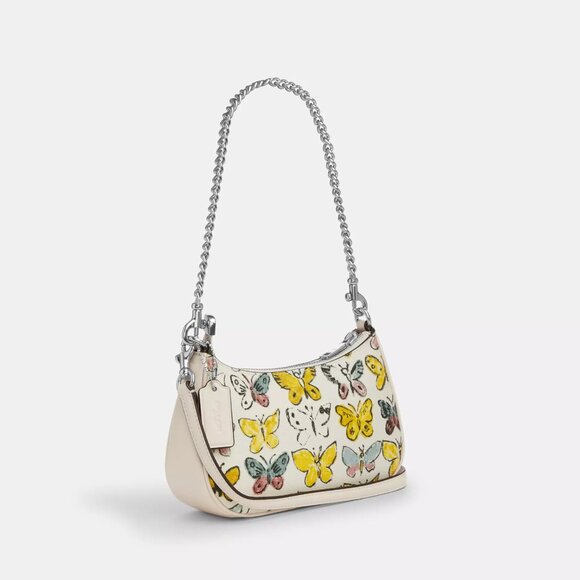 NWT Coach CAJ94 Teri Mini Crossbody Bag With Butterfly Print *SEALED* - Picture 7 of 9